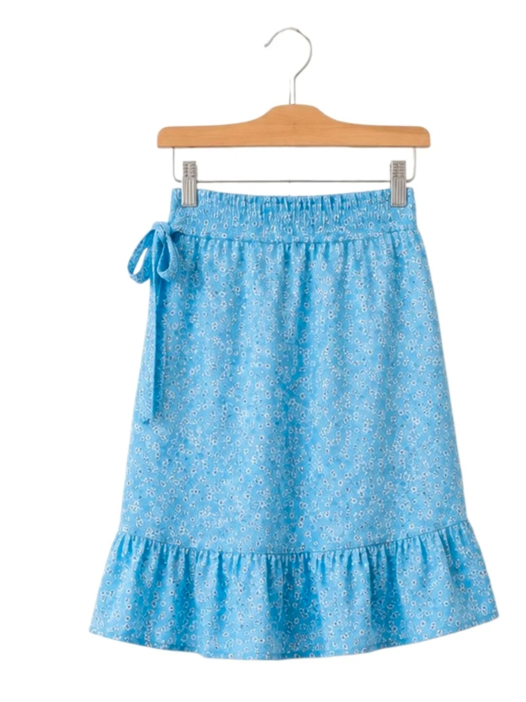 🌸 Falda cruzada corta con flores Only – Talla XS – Muy buen estado – photo 2